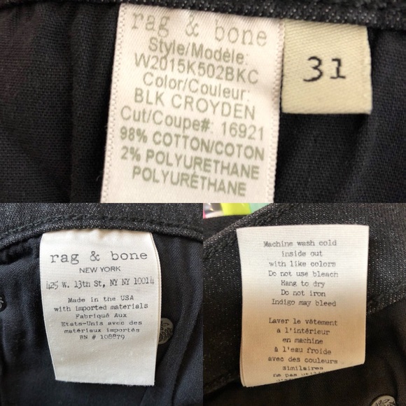 rag & bone • hana high waist crop flare jeans - Picture 8 of 8